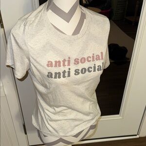 Anti Social Graphic T-Shirt